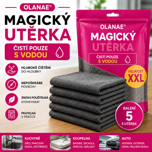 Magický hadřík z mikrovlákna