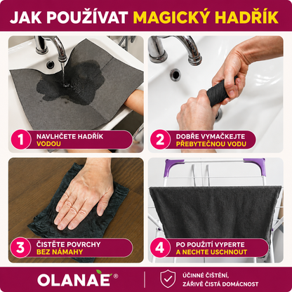 Magický hadřík z mikrovlákna