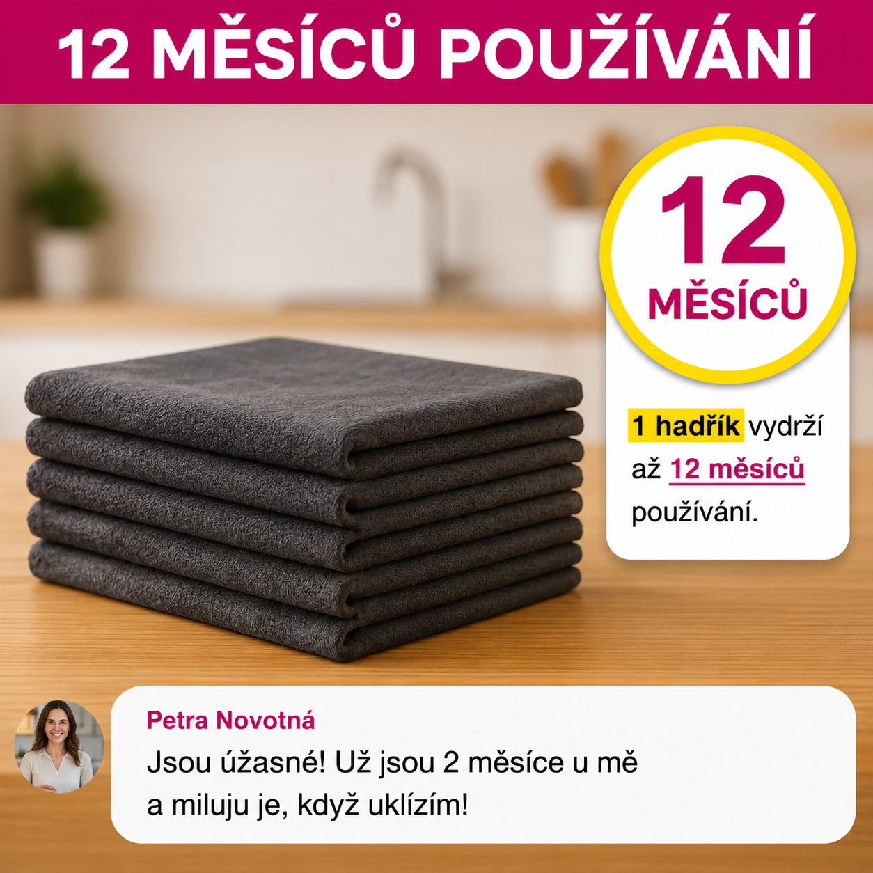 Magický hadřík z mikrovlákna