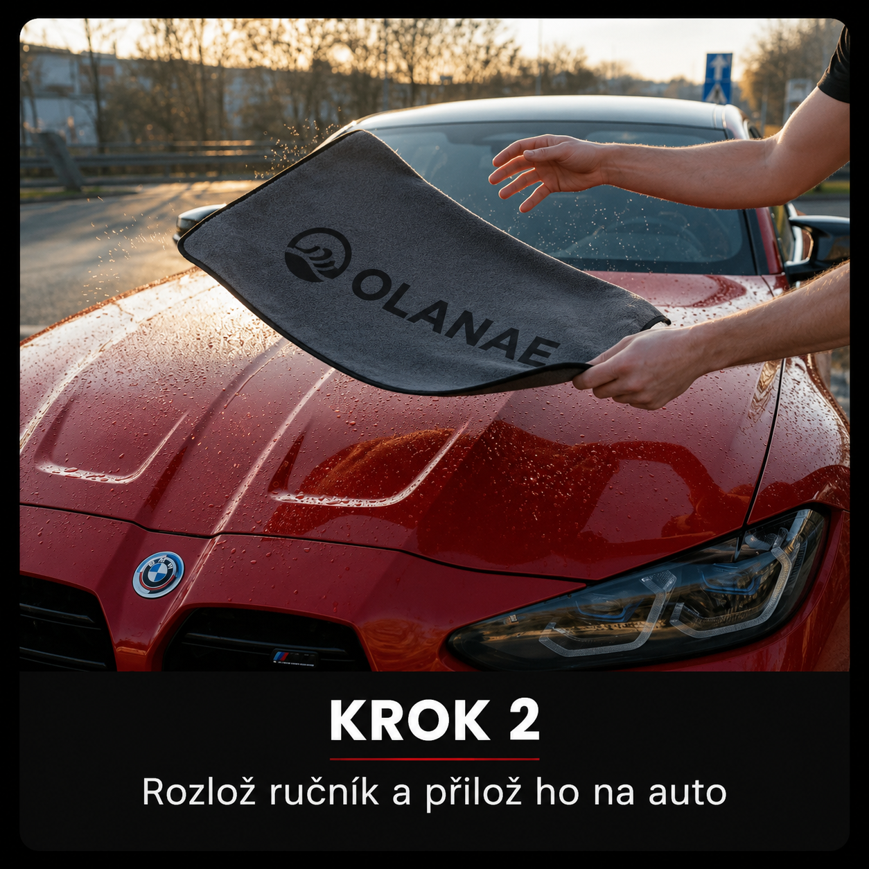 Sušicí ručník na auto OLANAE