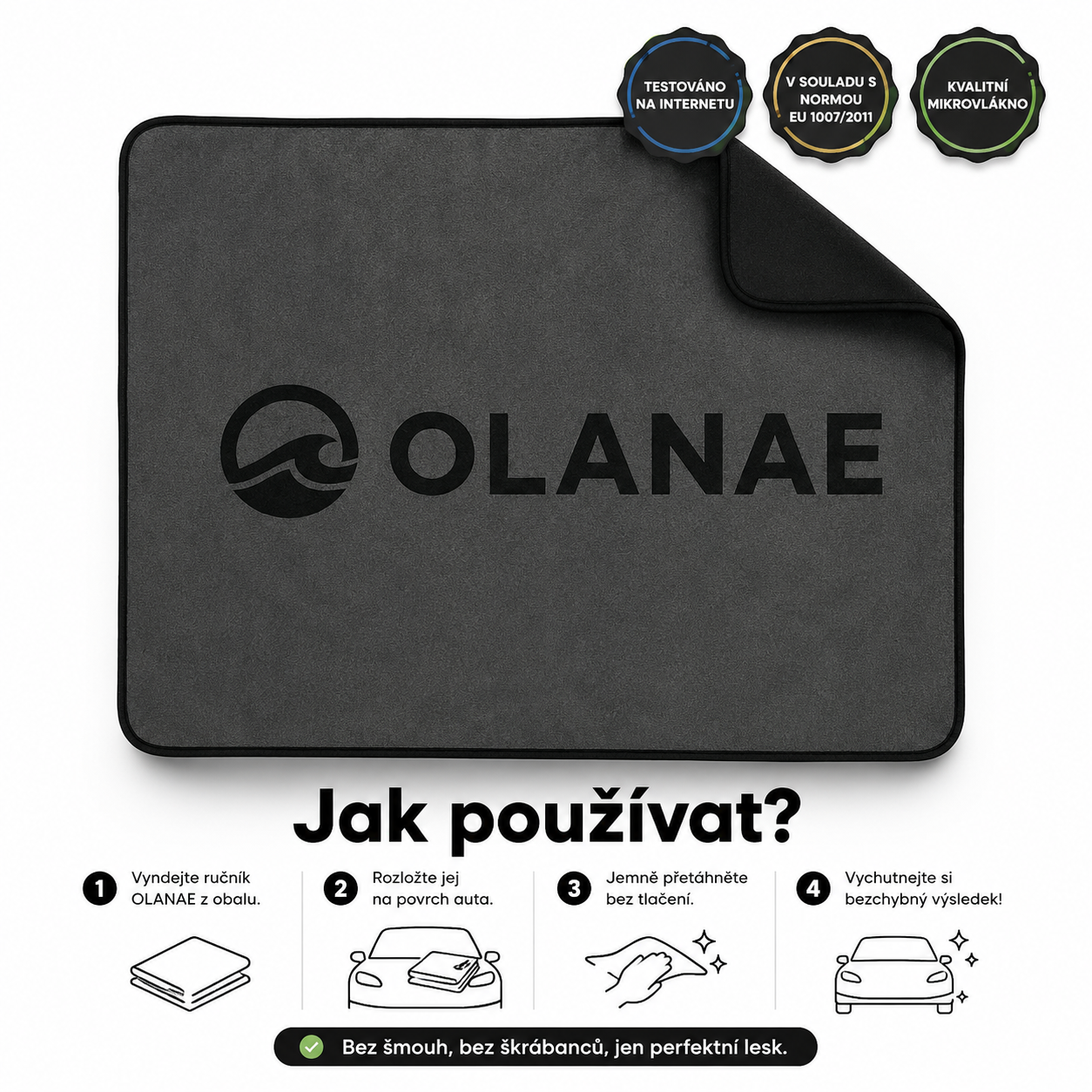 Sušicí ručník na auto OLANAE