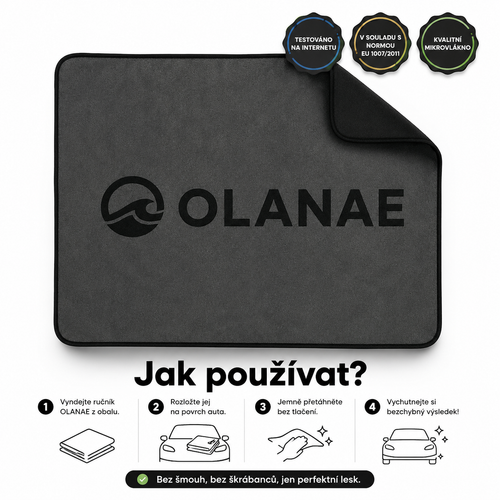 Sušicí ručník na auto OLANAE