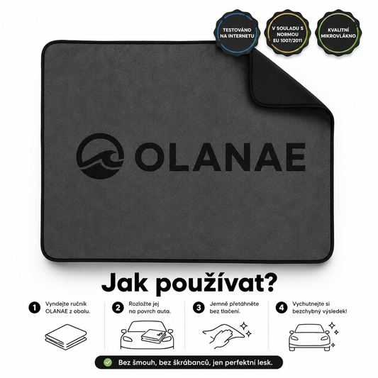 Sušicí ručník na auto OLANAE