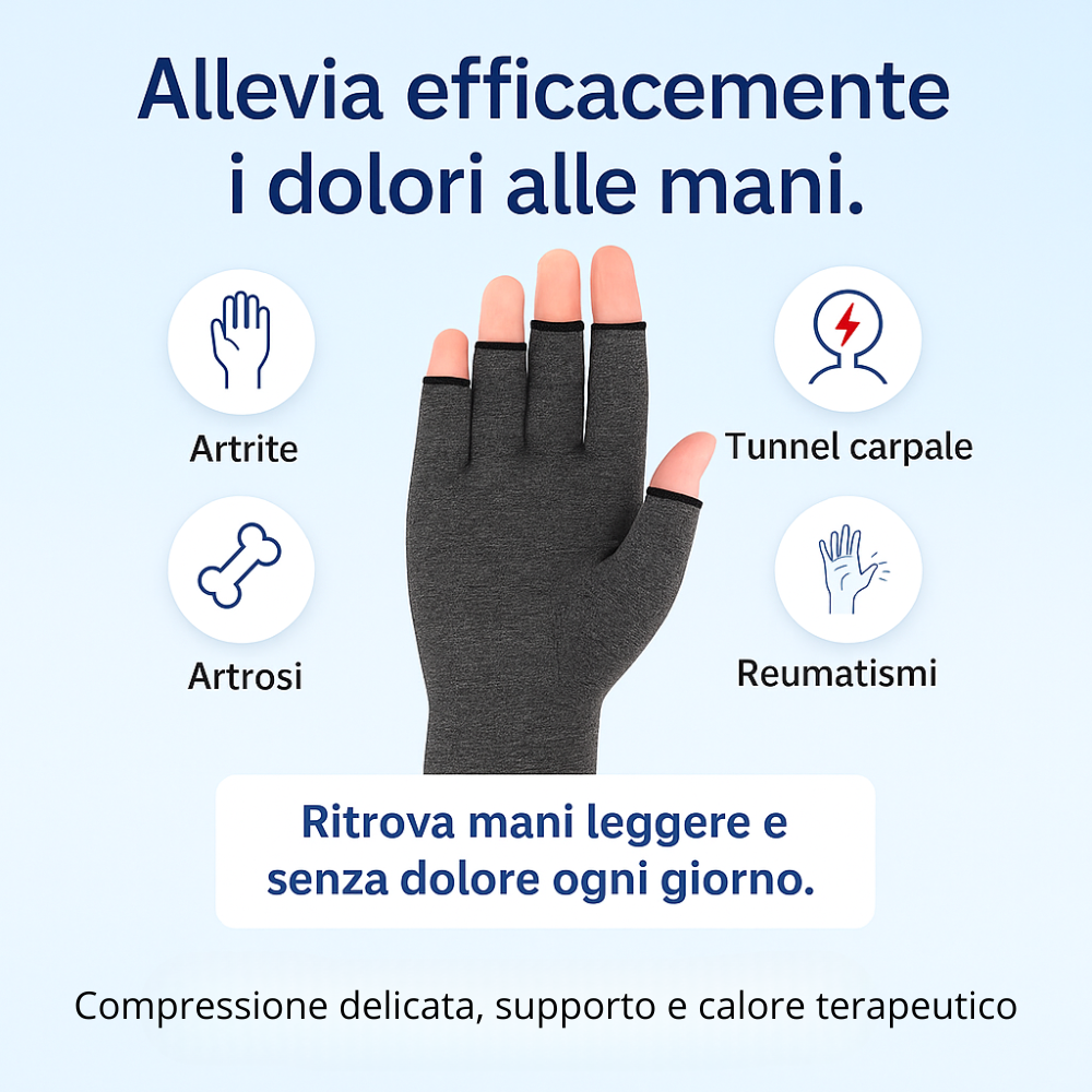 Guanti a compressione antidolore