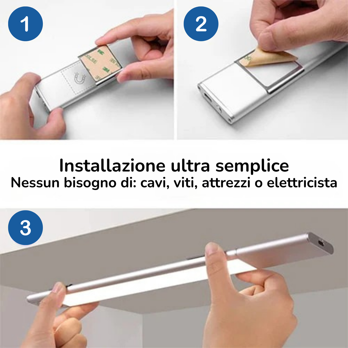 Lampada LED con sensore di movimento