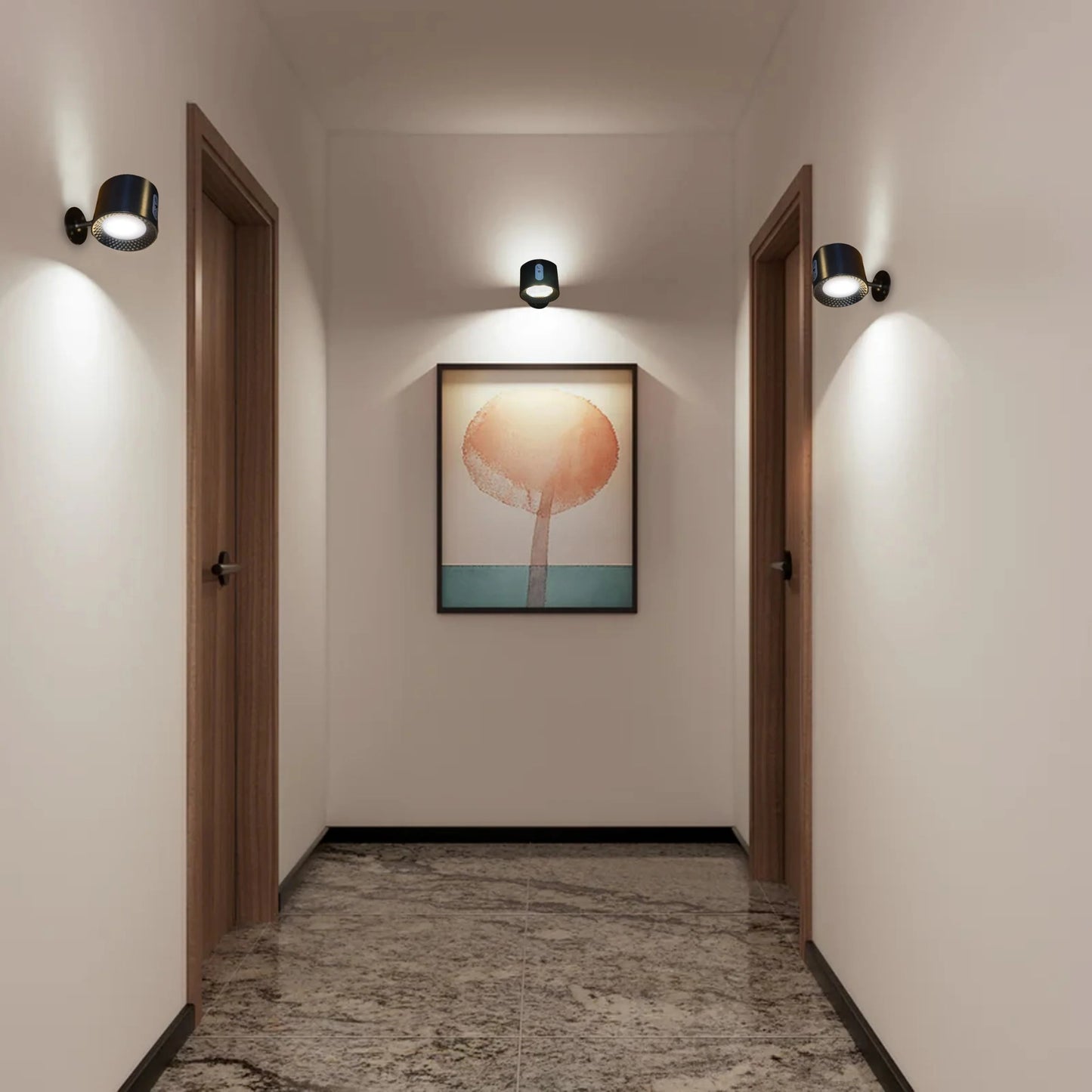 Lampada LED da parete senza fili